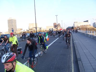London Critical Mass, April 28, 2006 - 12th Anniversary.
