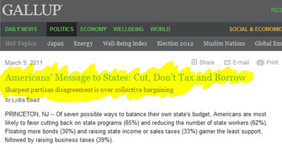 Be Careful What You Ask: Gallup's Warning to States About Balancing Budgets