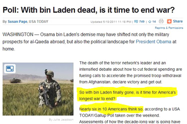 Polls on US Troop Withdrawal from Afghanistan: Yes! Yes! Maybe! Maybe! Hell No!