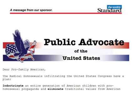 Weekly Standard Apologizes for Anti-Gay E-mail Sent to Subscribers