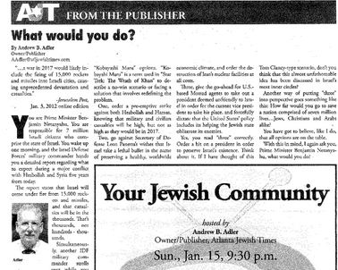 Jewish Times Apologizes, Retracts Story Suggesting a 'Hit' on Obama