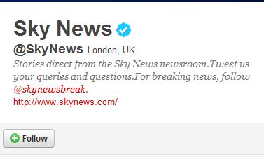 New Social Media Guidelines at Sky News Ban RTs of Others' Work