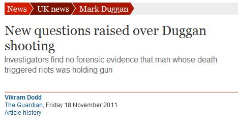 PCC Doesn't Uphold UK Police Complaint over Guardian Headline