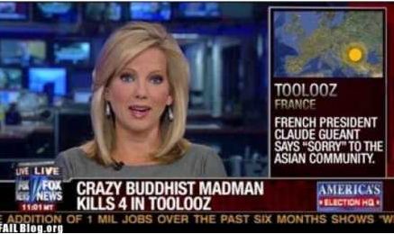 Fake Photo Shows Fox News Wrongly Naming French Prez, Misspelling Toulouse, Etc