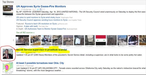 Whoops! Google News Error Suggests Canadian PM in Secret Service Prostitution Scandal