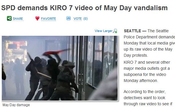 Seattle Police Subpoenas 6 News Outlets for Protest Footage