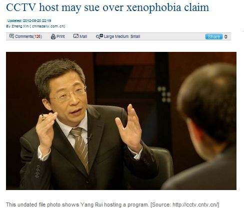 Chinese TV Host's Social Media Posts Call for Gov to 'clean out the foreign trash'