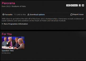 BBC Defends Euro2012 Documentary Criticized for Bias, Sensationalism