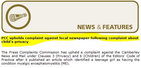 UK Newspaper Invaded Privacy in Report on Child's Medical Condition, PCC Says