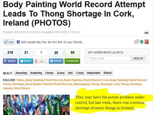 Irish Examiner says 'NO' to Fark Racial Stereotype
