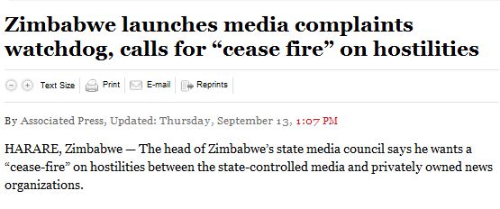 Zimbabwe Gets New Media Council
