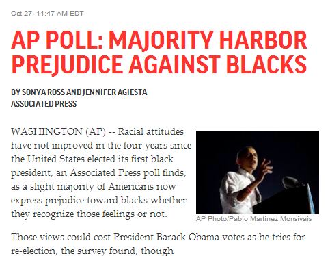 What the AP Poll on Racial Attitudes Really Tells Us, Part 1 