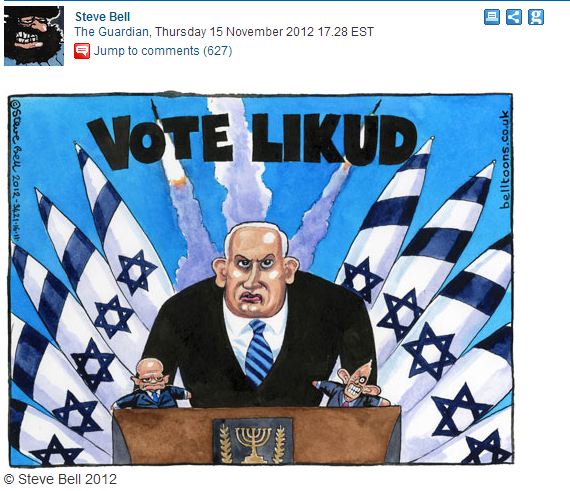 Guardian Cartoonist: Netanyahu Cartoon Not Anti-Semitism
