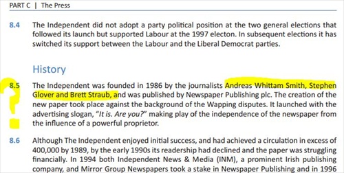 Leveson Report Cites Wrong Info from Wikipedia?  