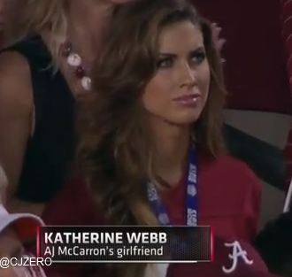  Alabama Football or Beauty Pageant? ESPN makes Brent Musburger shut up about Alabama QB's Girlfriend's good looks 