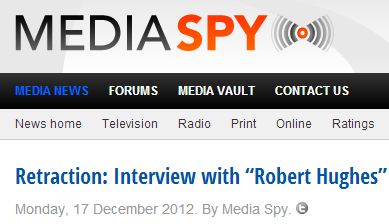 Australia's Media Spy Hoaxed by Phony Interview with Actor Accused of Child Sex Abuse