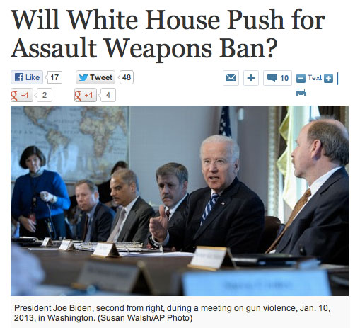 ABC News Caption Refers to 'President Biden,' Anonymous Sources Add Doubt to Gun Ban Push  