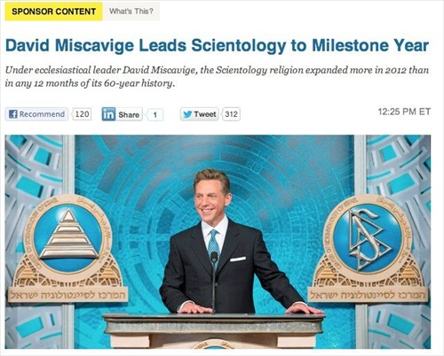 The Atlantic Takes $ from Scientology for Advertorial that Looked Just Like Real Article with Comments Section 