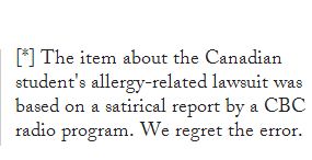 Harper's Tricked by Satire Fake News Story about 'Visual Allergies' Lawsuit?
