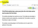 The Australian Apologizes, Retracts after 'Erroneous' Report on PM Julia Gillard