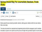 Bylines Led to Celebrity Journalism? 