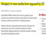 Hungary Will Amend Media Law 