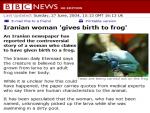 EVEN A FROG WILL KICK THE BBC
