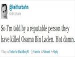 AJR : Keith Urbahn's Osama bin Laden Tweet NOT News 