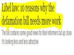 UK Guardian Bloggers List Problems with UK Draft Libel Bill 