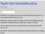 Filipino Professors call for Tabloid Reform