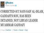 What's in a Name: Reuters Corrects Gadhafi Tweet