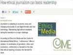 Ethical Journalism Can Boost Readership, IJNet Says