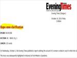 Scottish Newspaper Apologizes for Publishing Fake Rape Story, but no Correction?