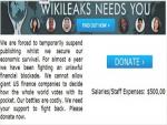 WikiLeaks says it Needs Money or else it will Shut Down