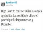 Julian Assange Appeals to UK Supreme Court over Extradition to Sweden