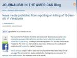 Media Not Allowed to report on Venezualan Murder?