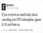 NYT Apologizes after Mass E-mail to 8.6 Million Sent in Error