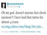Actress Evan Rachel Wood: 'Doesn't Anyone Fact Check Anymore?'
