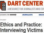 DART Center Publishes Advice on 'Interviewing Victims'