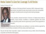 State-Owned Ghana Media Outlets Called to Avoid Sensationalism, Bias in Election Reporting