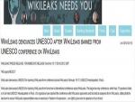 WikiLeaks 'Denounces' UNESCO after its Event on Media after NOTW & WikiLeaks