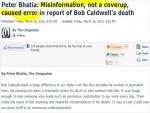 Oregonian Explains Newsroom Source Gave 'Misinformation' in 1st Story on Editor's Death