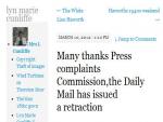 Daily Mail 'Clarifies' Incorrect Story Claiming Woman Dressed as Charlotte Bronte Daily