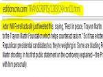 Houston Chronicle, CNN, US Weekly Publish Trayvon Martin Tweets from Fake Will Ferrell Account 