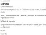 Bakersfield Californian Retracts Fabricated Fishing Column Item, Forbes Unpublishes Fake April Fools Day Story Saying Romney Out of 2012 Presidential Race