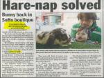 NYDaily News Story on Rabbit Has 3 Bylines, Anonymous Sourcing?