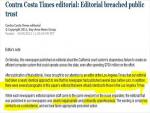 Contra Costa Times Apologizes to LA Times for 'Nearly Identical' Editorial Approach