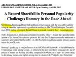 Ignore Romney's Low Favorability Ratings
