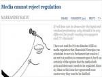 India's Press Council Chair: Regulation Necessary for Media, Sensationalism & Paid News Problems in India's Media