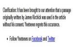 YNet Puts 'Clarification' on Op-ed with Plagiarized Content, Journalist Apologizes